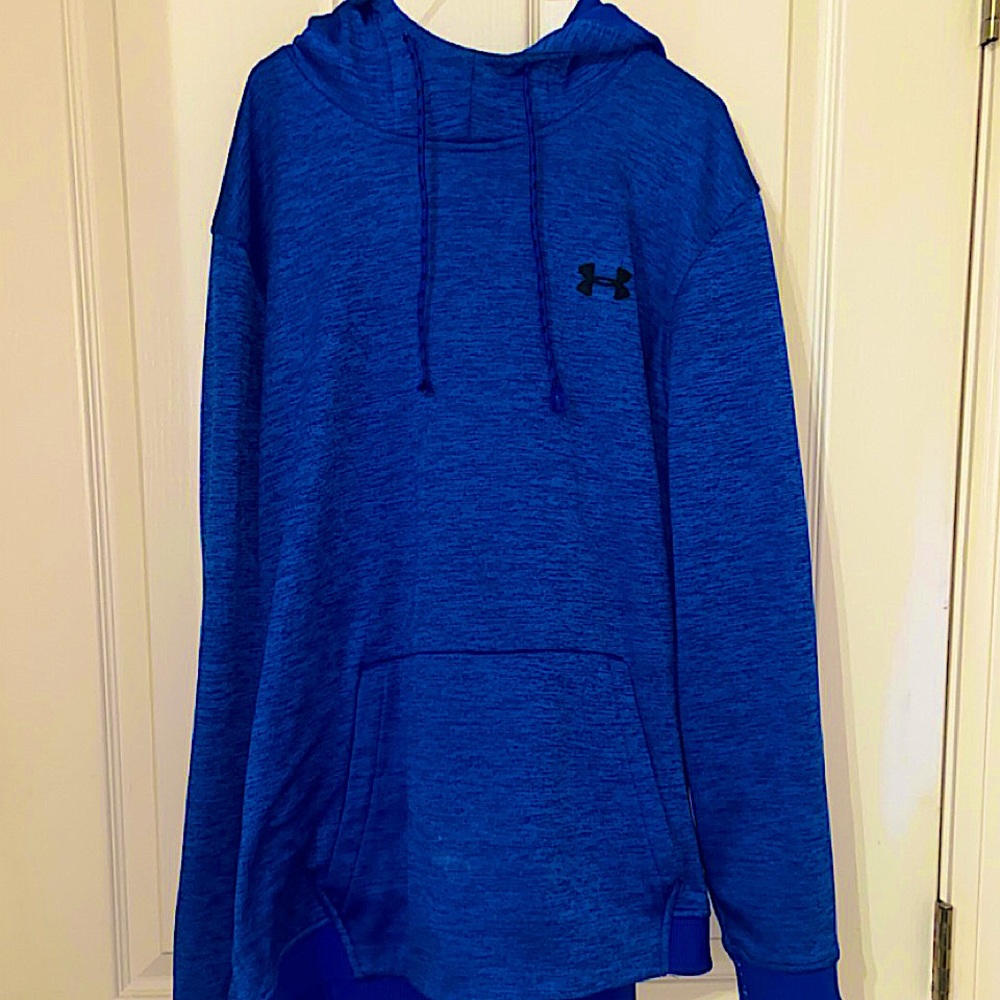 blue men’s under armor hoodie💙